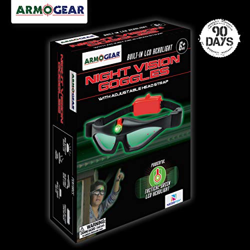 Armogear Night Vision Goggles for Kids Spy Gear Gadgets Kids Led Headlight