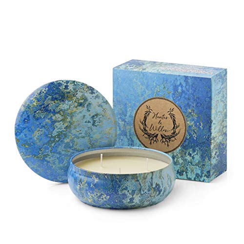 Hunter & Willow Citronella Candle With Lemon Verbena Patio and Camping