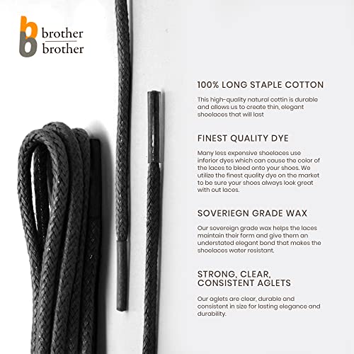 Bb Brother Brother Dress Shoe Laces Oxford 3 Pairs Thin Shoes Men 32