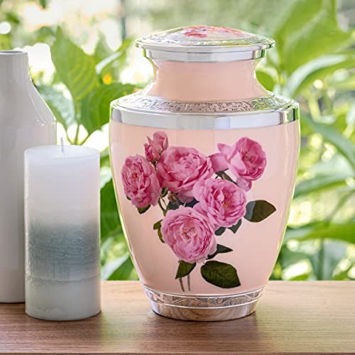 RESTAALL Giulia Rose Aluminum Ashes urn Cremation urns for Human Ashes