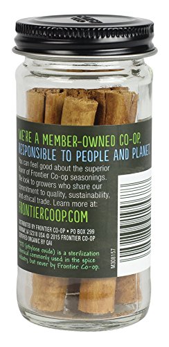 Frontier Organic Ceylon Cinnamon Sticks, 0.60 oz