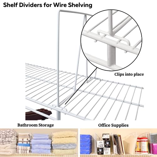 Evelots 2 Pk White Wire Rack Cabinet Shelf Organizer Kitchen Organizat