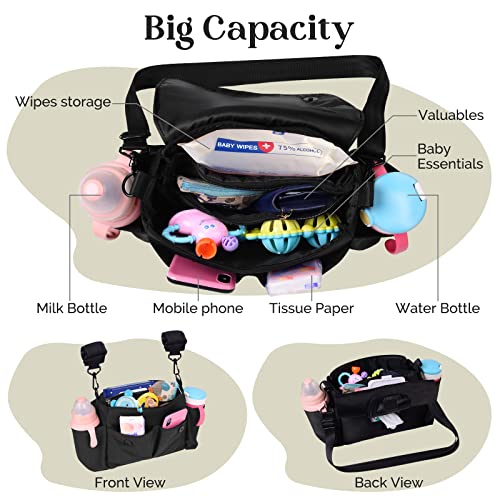  luxury little Stroller Organizer with Cup Holder and