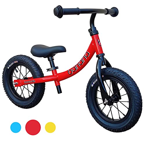 Banana Bike Lightweight Toddler Bike Adjustable 2 to 5 Years Red