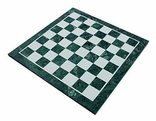StonKraft Green Marble Stone Chess Board 20 Inches Home Decor