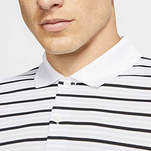 Nike Dri-fit Victory Men's Striped Golf Polo T-Shirts BV0367-100 Size S