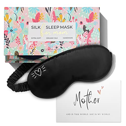 Silk Sleep Mask Christmas Gift for Mom Colorado Home Co Stocking Stuffer