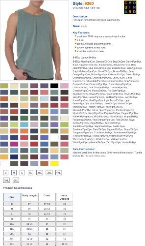 Comfort Colors Ringspun Garment-Dyed Tank (C9360)- CHAMBRAY 3XL