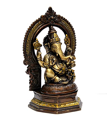 eSplanade Laxmi Ganesh Saraswati Idols Ganesha Lakshmi 9.75" Inches Height