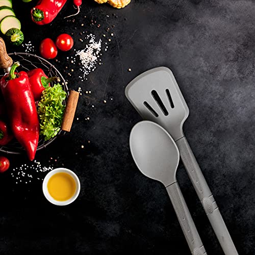 BCHEF Silicone Utensils Heat Resistant Rubber Non-Stick Set for Cooking Seamless