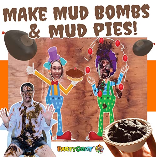 INSTANT MUD for Mud Wrestling Mud Pies Balloons & Fun Run Obstacles