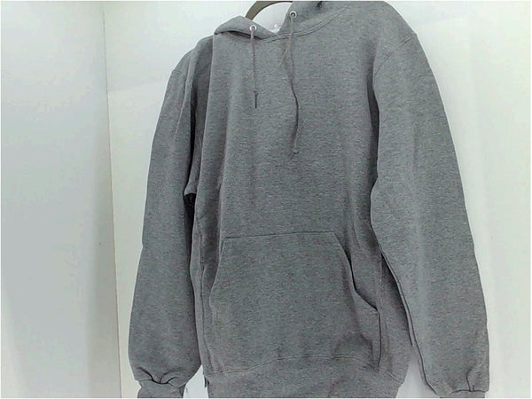 Russell Athletic Mens Sweater Regular Drawstring Fashion Hoodie Size Medium Silver