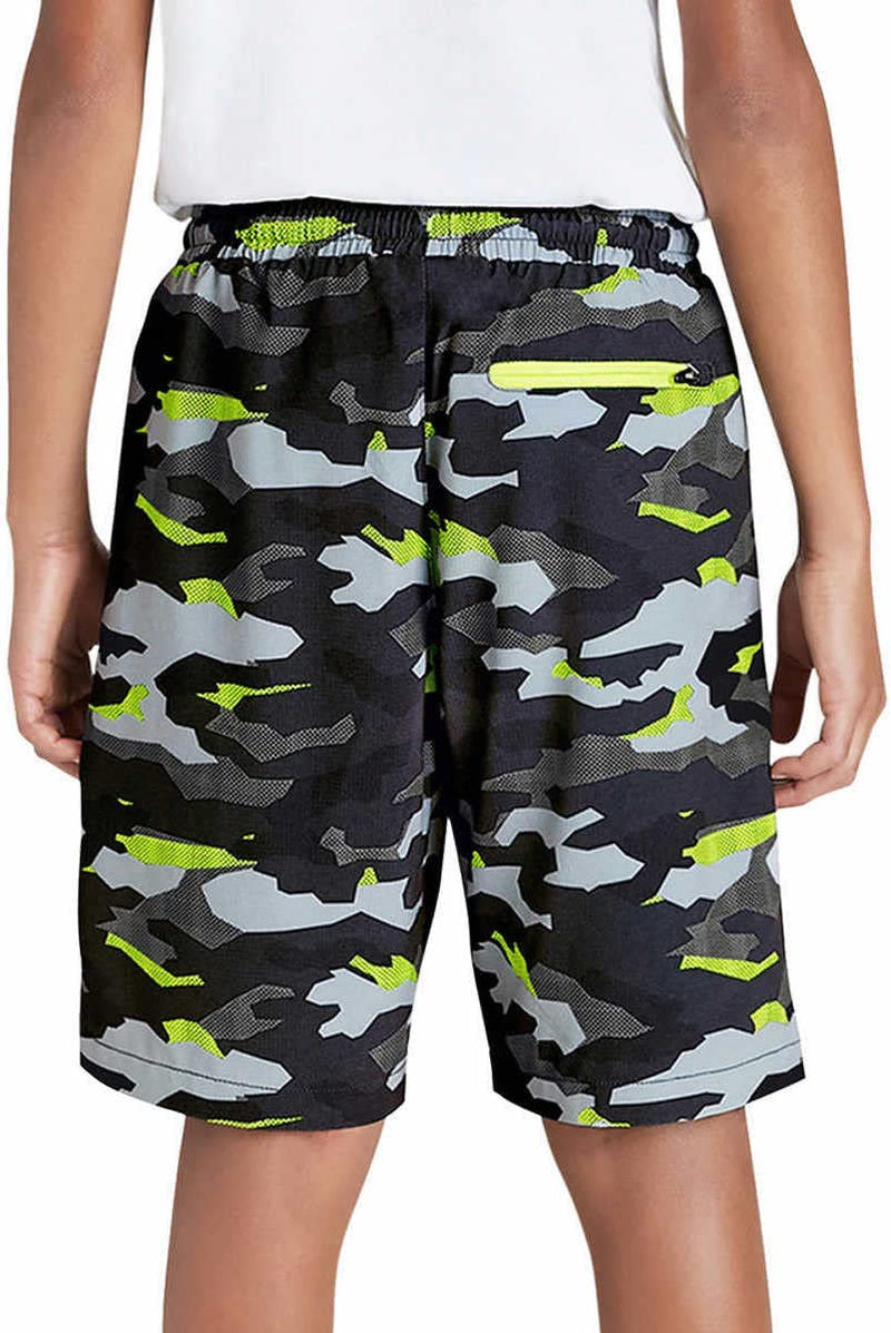 Eddie Bauer Boys 2 Pack Hybrid Shorts Color Black Black Camo Small 7 8