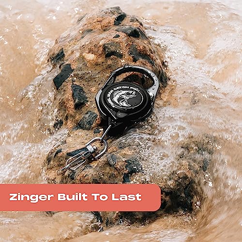 HOOK-EZE Fly Fishing Zinger Retractor for Anglers Vest Pack of 3 Backpack