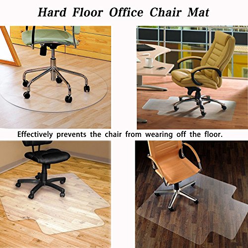 Office Chair Mat For Hard Wood Floors 36"x47" Heavy Duty Floor Protector