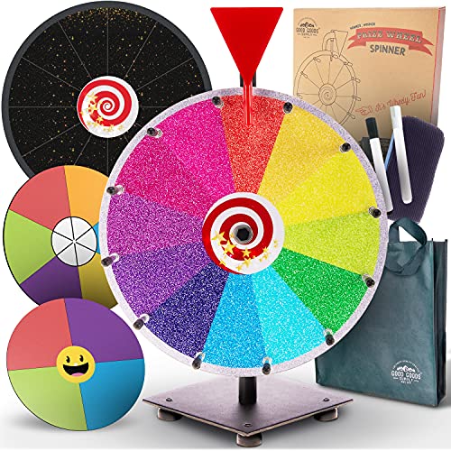 Spinning Prize Wheel Spinner Game 12 Inch Spin 8 Pcs