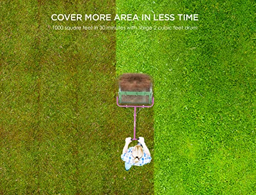 Lawn & Garden Spreaders Compost Spreader 24 Inch Color Green