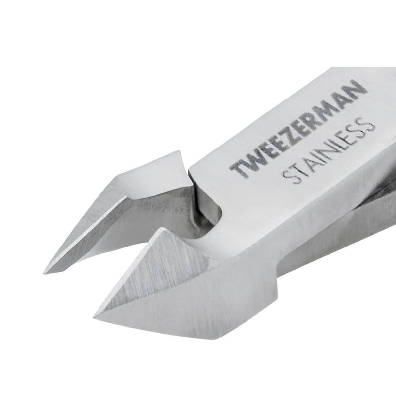 Tweezerman Rockhard Stainless Steel Cuticle Nipper 0.5 Jaw 1 Count Pack of 1