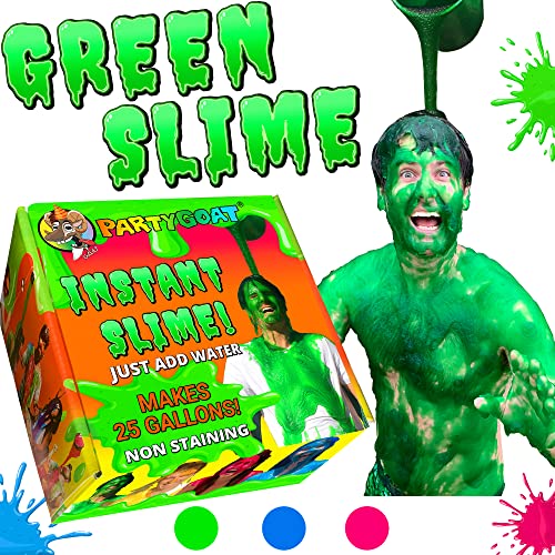 Instant Green Slime Powder Bulk 25 Gallon Kit