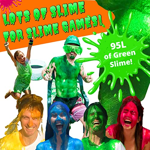 Instant Green Slime Powder Bulk 25 Gallon Kit