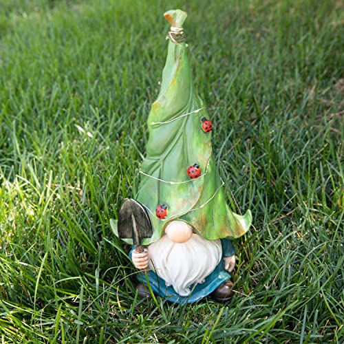 Vp Home Whimsical Garden Gnomes Lawn Gnome With Solar Light