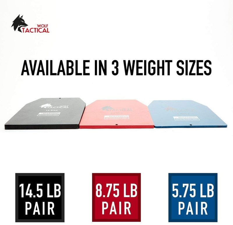 Weight Vest Plates 5.75 8.75 14.5LB Pairs Strength Training Running