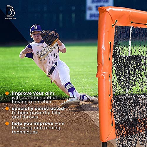 Pitching Net With Strike Zone 9 Hole Target for Baseball and Softball Training