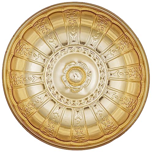 Alisveristime Turkish Hammam Bath Bowl Metal Construction 1.06 Qt Gold