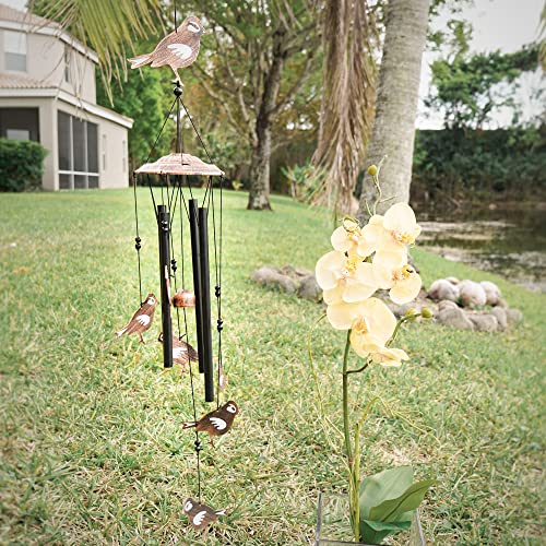 Vp Home 32 Inch Soothing Songbirds Wind Chimes Outdoor Garden Decor Gift