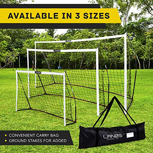 Lanos Portable Soccer Backyard Lightweight Soccer 6 x 4 Feet White