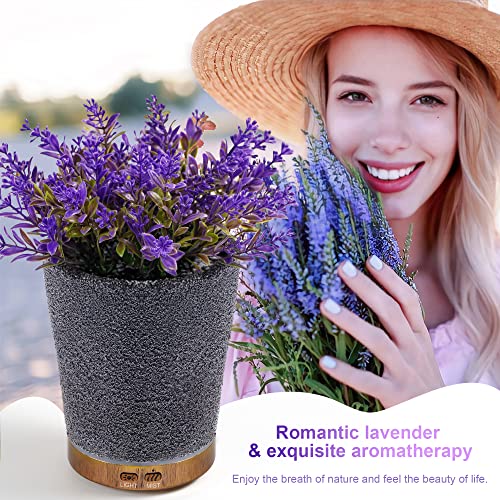 Essential Oil Diffuser Lavender Plant Potted Aromatherapy Diffuser