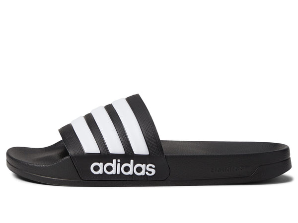 Adidas Men Adult Adilette Shower Core Black White Core Black Size 9 Pair of Shoes