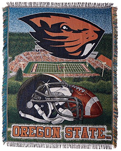 Oregon State Beavers Woven Tapestry Throw Blanket, 48" x 60"