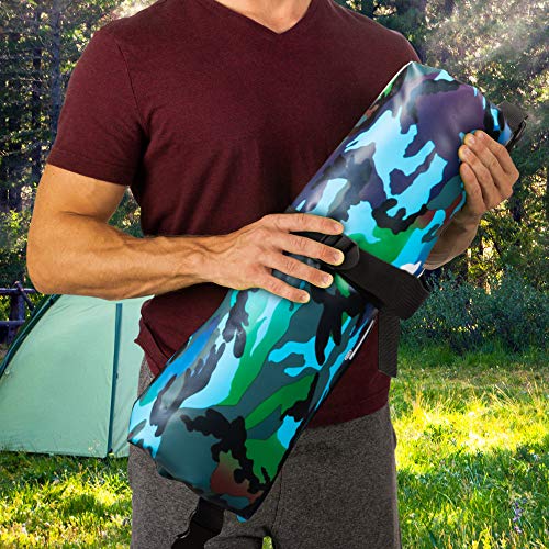 Permian Camo Portable Cooler Bag 15l Roll Top Waterproof Insulated Floating