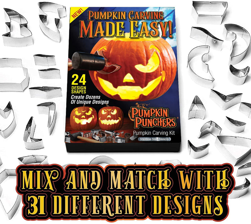 Pumpkin Punchers Pumpkin Carving Kit 24 Pieces