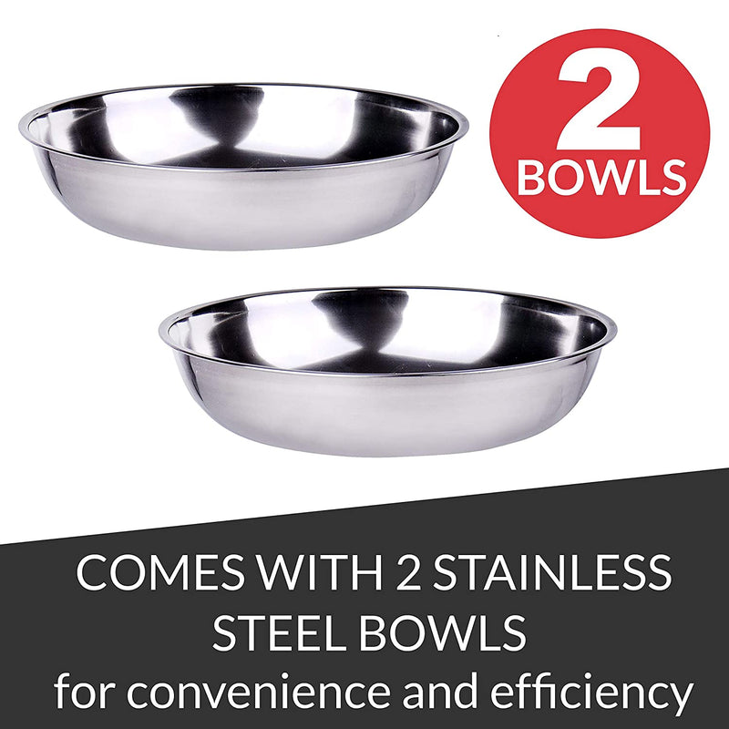 MARLIZ Kitchen Black Scale 11Lb 5Kg with 2 Bowls