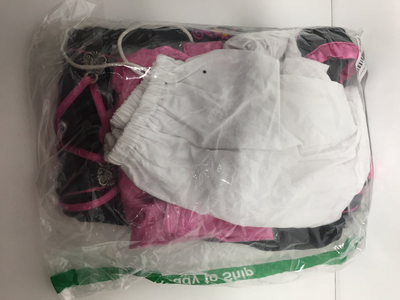 Gaudi-leathers Women's Set-3 Dirndl Pieces Embroidery 38 Pink/Black