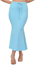 Craftstribe Fishcut Saree Shapewear Petticoat for Women Slimmer Medium Sky Blue