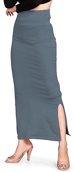 Craftstribe Saree Shapewear Petticoat for Women  Grey Color Small