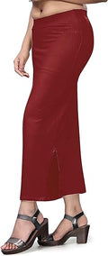 Craftstribe Saree Shapewear Petticoat for Women Maroon Color XL