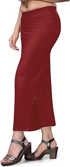 Craftstribe Saree Shapewear Petticoat for Women Maroon Color XLarge