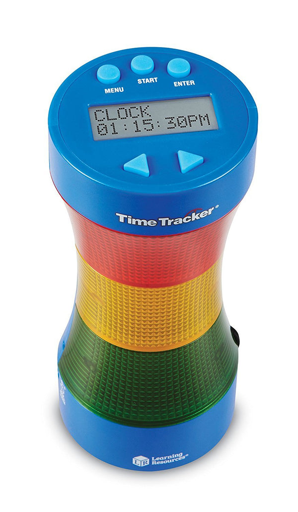 Learning Resources Time Tracker Visual Timer Clock Classroom Alarm