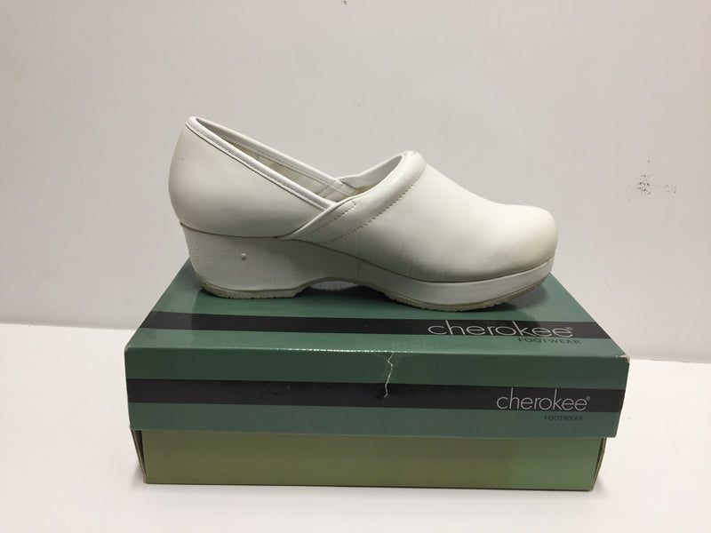 Cherokee Women Size 9.5 White Glos Angelique Grlp Pair Of Shoes