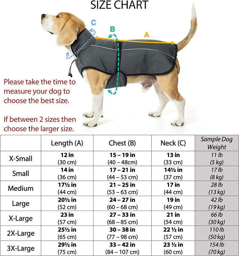 Dog Winter Coat with Smart Heat-Reflective Insulation Large
