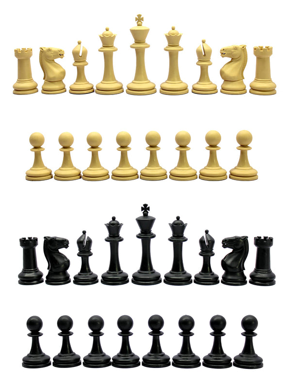 Stonkraft Staunton Style Plastic Chess Pieces Chessmen Chess Coins 4" King