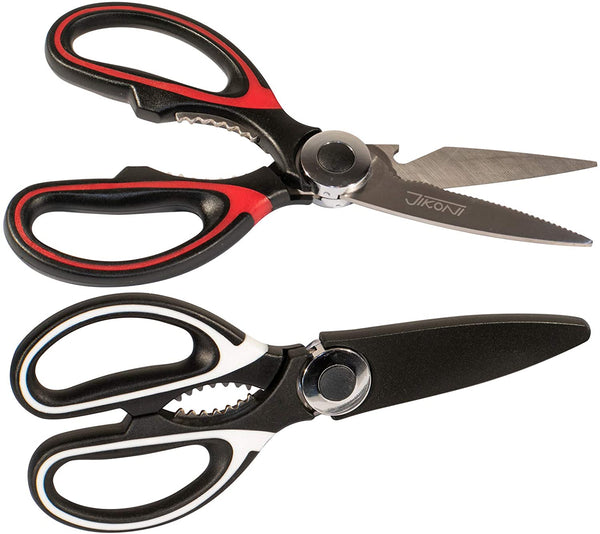 2 Pack Kitchen Scissors Heavy-Duty Shears Stainless Steel Dishwasher Safe