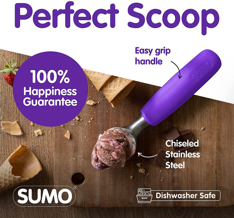 Ice Cream Scoop Stainless Steel Scooper Purple