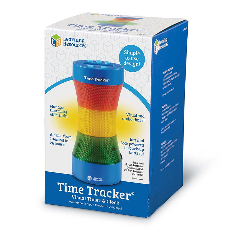 Learning Resources Time Tracker Visual Timer Clock Classroom Alarm