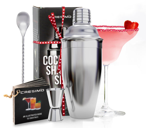 CRESIMO 24 Oz Cocktail Shaker Set With Bar Accessories