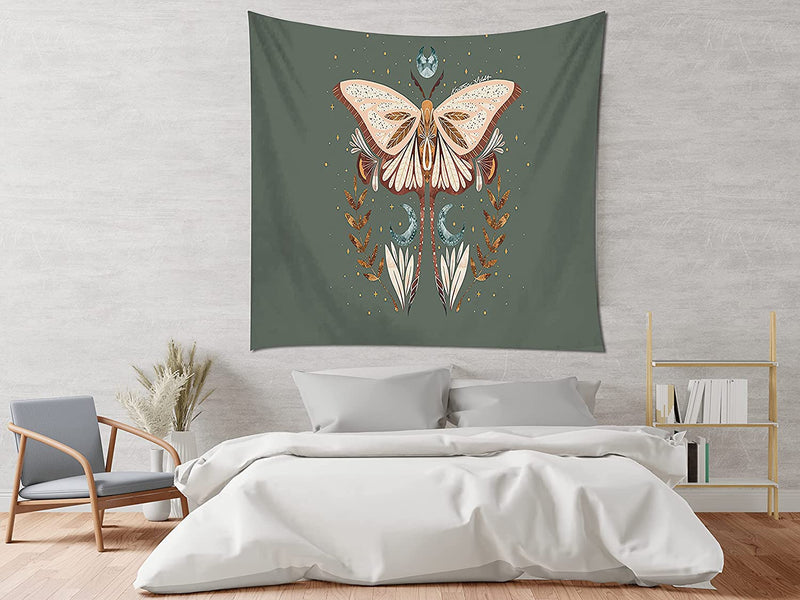 Butterfly Tapestry for Wall Hanging & Bedroom Decoration Unique Aesthetic